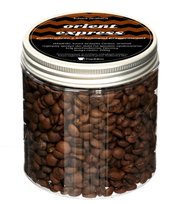 Kawa aromatyzowana ORIENT EXPRESS arabica ziarnista najlepsza smakowa deserowa 200g pomarańcze z korzennymi przyprawami