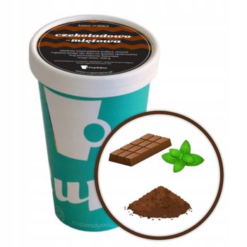 Kawa aromatyzowana smak CZEKOLADA z MIĘTĄ mielona KUBEK PREMIUM 200g - kawa smakowa deserowa - Cup&You
