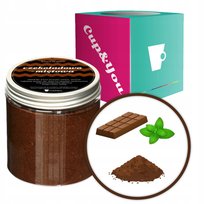 Kawa aromatyzowana smak CZEKOLADOWO MIĘTOWA mielona ARABICA PREMIUM 200g na prezent upominek dla kobiety mężczyzny faceta mamy taty żony męża