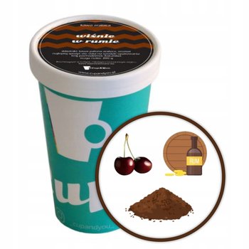 Kawa aromatyzowana smakowa WIŚNIE W RUMIE mielona super KUBEK PREMIUM 200g - kawa deserowa - Cup&You