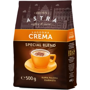 Kawa Astra Łagodna Crema ziarnista 500g - ASTRA COFFEE & MORE