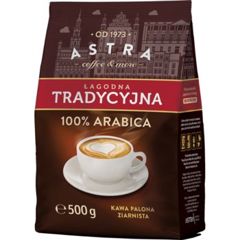 Kawa Astra Łagodna Tradycyjna ziarnista 500g - ASTRA COFFEE & MORE