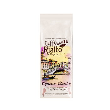 Kawa Caffe Del Doge Rialto Espresso Classico 1kg - ziarnista średnio palona - Caffe Del Doge