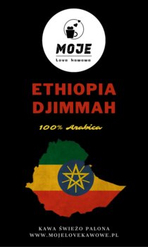 Kawa Etiopia Djimmah 250G Ziarnista - Moje Love Kawowe