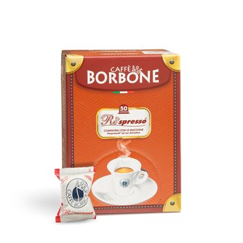 Kawa kapsułki BORBONE Nespresso Rossa. 50 kapsułek - Caffe Borbone