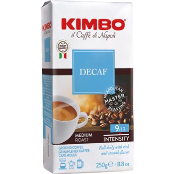 Kawa mielona KIMBO DECAFFEINATO 250g