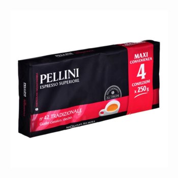 Kawa Mielona Pellini Espresso Superiore Tradizionale 4X250 G - Pellini