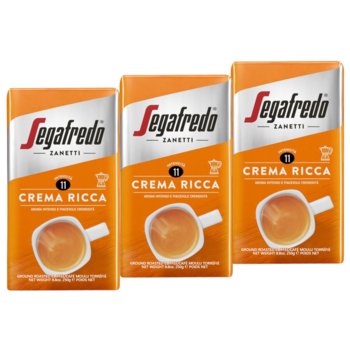 Kawa mielona Segafredo Crema Ricca 3x250g - Segafredo