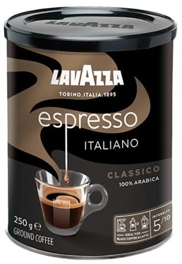 Zdjęcia - Kawa Lavazza  mielona w puszce  Caffe Espresso, 250 g 