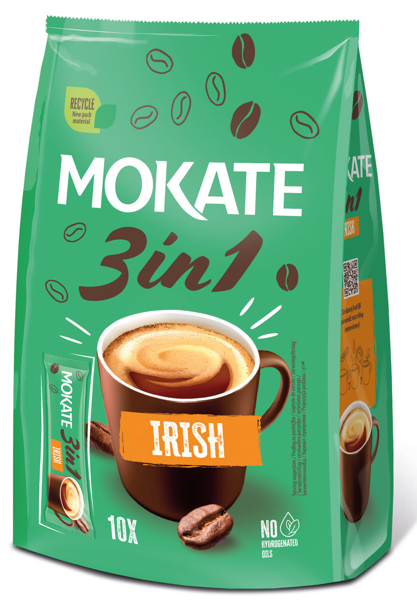 Kawa Rozpuszczalna Instant Napój Kawowy 3in1 3w1 Irish Coffe Mokate ...