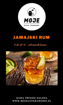 Kawa smakowa Jamajski Rum 1000g zmielona - Moje Love Kawowe