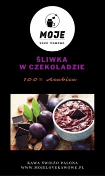 Kawa Smakowa Śliwka W Czekoladzie 250G Ziarnista - Moje Love Kawowe