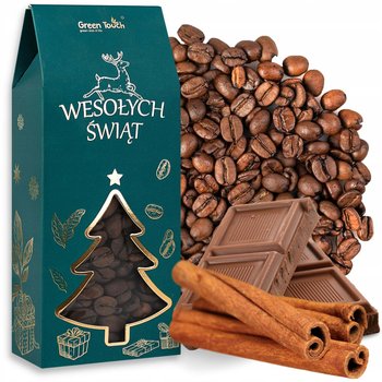 Kawa świąteczna ziarnista smakowa CHWILA PRZY KOMINKU 120 g w pudełku - Green Touch