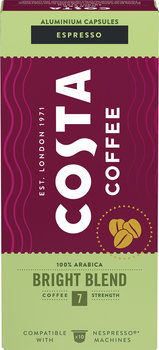 Kawa w kapsułkach Costa Coffee The Bright Blend kompatybilne z ekspresami Nespresso®* - 10 szt. - Costa Coffee