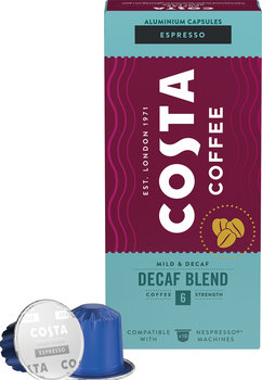 Kawa w kapsułkach Costa Coffee The Decaf Blend kompatybilne z ekspresami Nespresso®* - 10 szt. - Costa Coffee