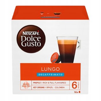 Kawa w kapsułkach Dolce Gusto Lungo Decaffeinato, 16 szt. - Nescafe Dolce Gusto