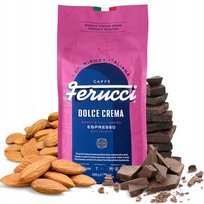 Kawa w ziarnach do ekspresu 1 kg ziarnista mieszanka FERUCCI Dolce Crema