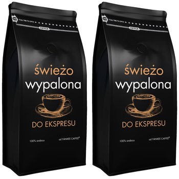 Kawa ziarnista 100% ARABICA ŚWIEŻO PALONA DO EKSPRESU (2x1kg) - Yankee Caffee