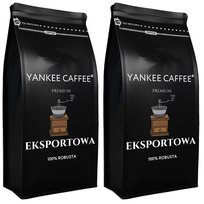 Kawa ziarnista 100% Robusta 2kg świeżo palona DARK ROAST Ciemno palona