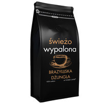Kawa ziarnista 1kg Arabica ŚWIEŻO PALONA Brazylijska Dżungla Do ekspresu