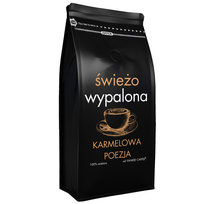 Kawa ziarnista 1kg ŚWIEŻO PALONA 100% Arabica KARMELOWA