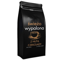 Kawa ziarnista 1kg ŚWIEŻO PALONA 100% Arabica smakowa CZEKOLADA Do ekspresu