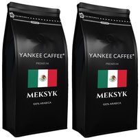 Kawa ziarnista 2kg 100% Arabica świeżo palona Meksyk Do ekspresu (2x1kg)