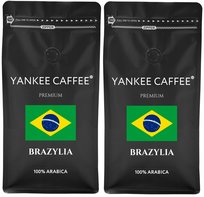 Kawa ziarnista 2kg 100% Arabica świeżo palona z palarni Brazylia (2x1kg)