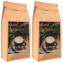 Kawa ziarnista 2kg ŚWIEŻO PALONA 100% ARABICA SWEET HARMONY (2x1kg)