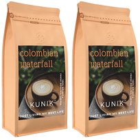Kawa ziarnista 2kg ŚWIEŻO PALONA ARABICA Colombian Waterfall (2x1kg)