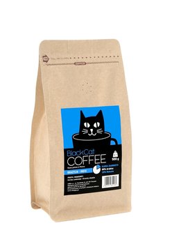 Kawa ziarnista BLACK CAT Brazylia-Indie, 500 g - Black Cat