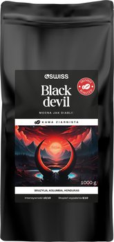 Kawa ziarnista Black Devil świeżo palona 4Swiss 1kg 1000 g - 4Swiss