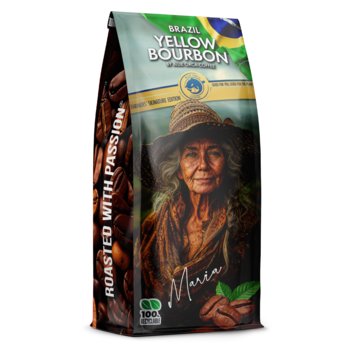 Kawa ziarnista BRAZIL YELLOW BOURBON 1kg Limited Edition BLUE ORCA COFFEE - Blue Orca Coffee