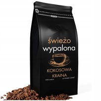 Kawa ziarnista Do Ekspresu 1kg ŚWIEŻO PALONA 100% Arabica smakowa KOKOSOWA