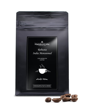 Kawa ziarnista Magnificent Coffee ROBUSTA INDIA MONSOONED 100% Robusta 1kg - Inny prou