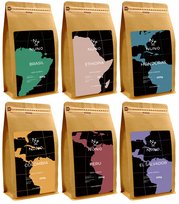 Kawa Ziarnista Nuno Świeżo Palona 72H Zestaw 6X200