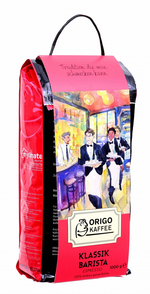 Kawa ziarnista ORIGO KAFFEE Klassik Barista, 1 kg - Origo Kaffee ...