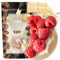 Kawa Ziarnista Smakowa Malinowa Z Białą Czekoladą Arabica 200 G Green Touch