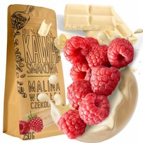 Kawa Ziarnista Smakowa Malinowa Z Białą Czekoladą Arabica 250 G Green Touch