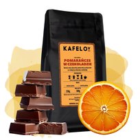 Kawa ziarnista smakowa Pomarańczowo Czekoladowa 250 g świeżo palona