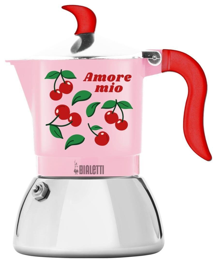 Bialetti Bialetti Kawiarka Fruit Vibes Fiametta Induction 4Tz (150 Ml) Różowa