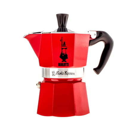 Bialetti Bialetti Kawiarka Moka Express 3Tz Czerwona