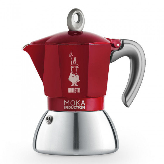 Bialetti Bialetti Kawiarka New Moka Induction 4Tz Czerwona