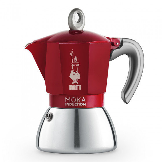 Bialetti Bialetti Kawiarka New Moka Induction 6Tz Czerwona