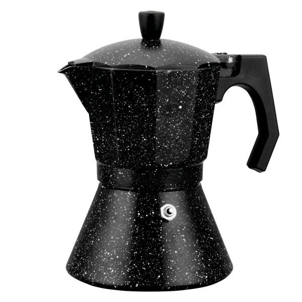 Kawiarka do Espresso KAMILLE, czarna, 450 ml