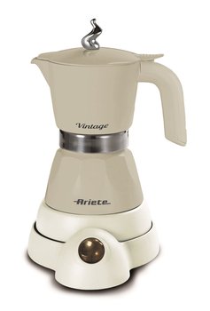 Kawiarka elektryczna ARIETE Mokina, 4/2 filiżanki, kremowa, 400 W - Ariete