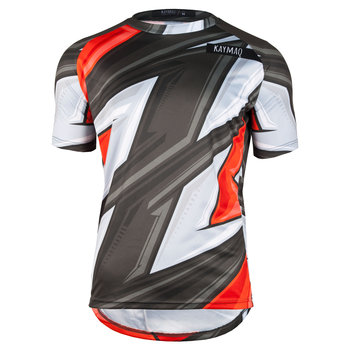 Kaymaq Design M43 Męska Luźna Koszulka Rowerowa Mtb Czerwona 2Xl - KAYMAQ