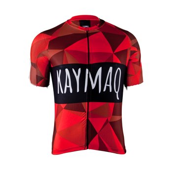 KAYMAQ RPS męska koszulka rowerowa czerwona - KAYMAQ
