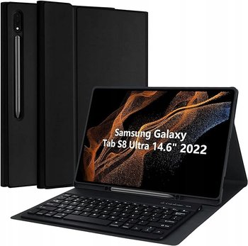 KBCASE czarne etui z klawiaturą BT do Samsung Galaxy Tab S8 Ultra 14,6" - Inny producent