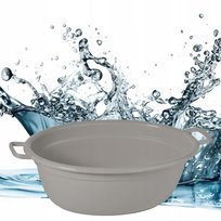 KEEEPER - Miska - Wanienka - Kosz na pranie - ALVA - szara - 65 cm - 40 L